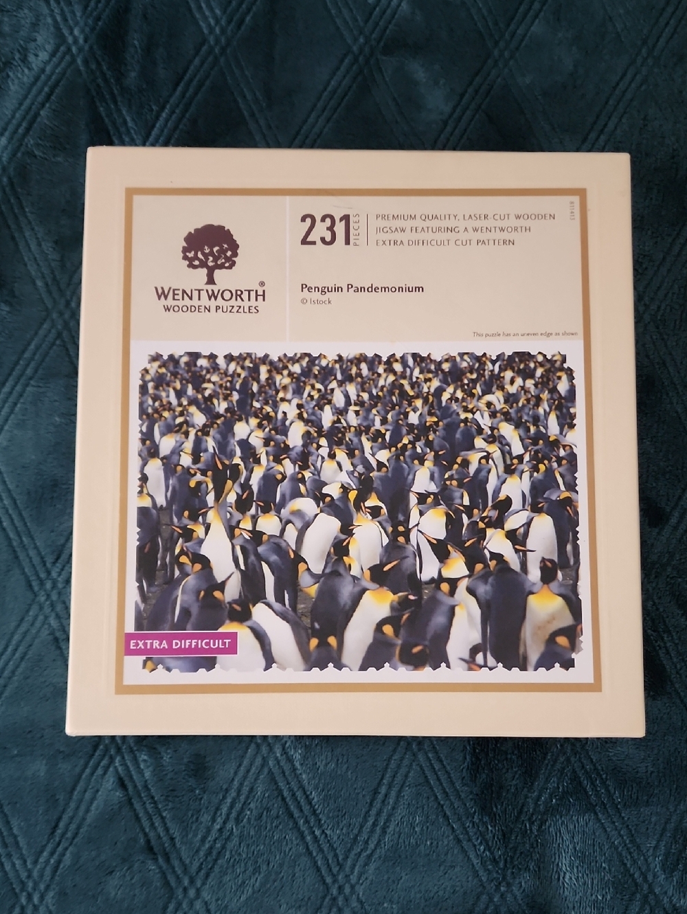 Wentworth Wooden Puzzles "Penguin Pandemonium" 231 Piece Challenge Puzzle